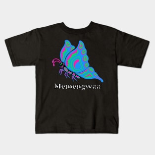 Memengwaa (Butterfly) Polysexual Pride Kids T-Shirt